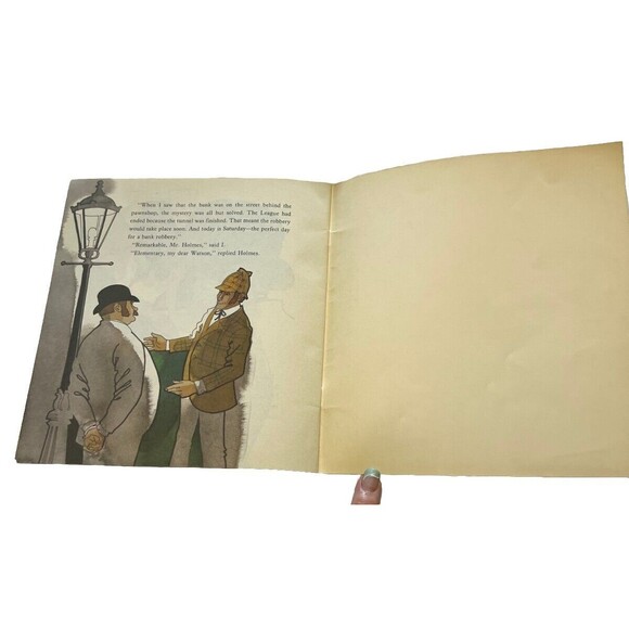 Adventures Of Sherlock Holmes The Red Headed League Paperback Book Troll Doyle - Picture 5 of 5